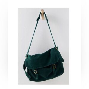 Free People messenger bag/ enchanted forest